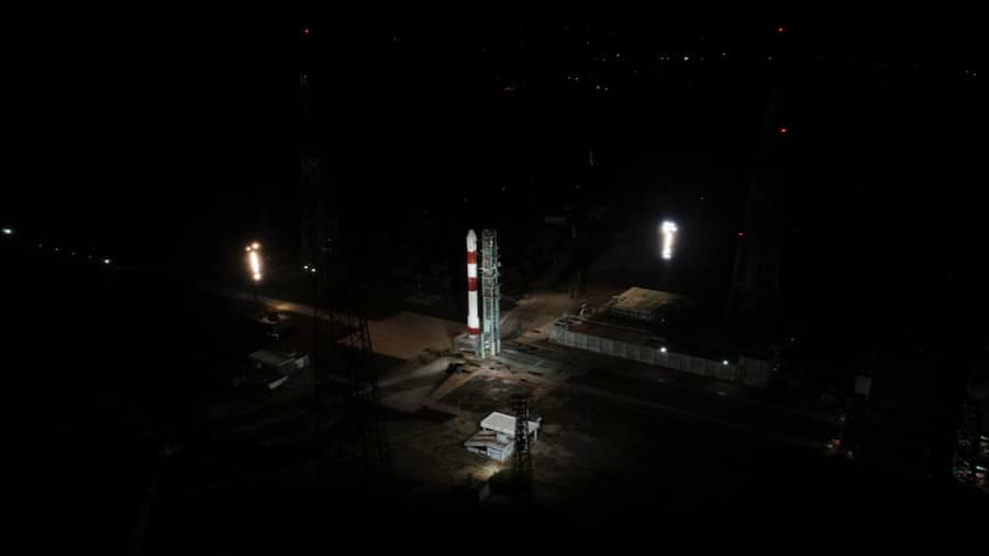 Chandrayaan-3 takes off