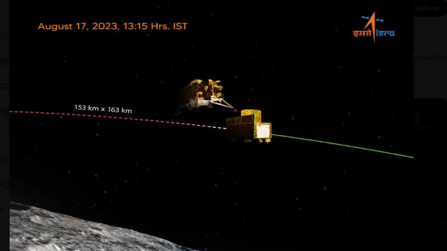 Chandrayaan-3 begins PL separates from LM