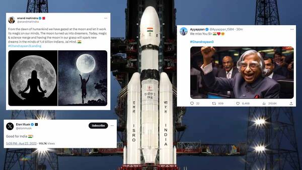 Chandrayaan 3 on Moon: PM Modi, Anand Mahindra, Sundar Pichai, Elon Musk more congratulate ISRO on the feat Chandrayaan 3