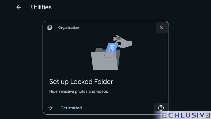 Hide photos and videos