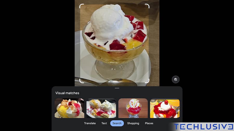 Directly Scan images using Lens