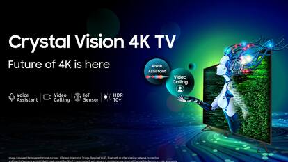Samsung Crystal Vision 4K UHD TV with multi voice assistant, video calling launched in India: Check price specs, availability