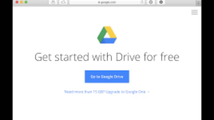 Setting up Google Drive on your Mac