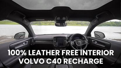 Volvo C40 Recharge के इंटीरियर में किया गया पूरी तरह 0% लेदर का इस्तेमाल, देखें वीडियो