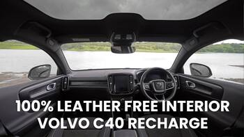 Volvo C40 Recharge के इंटीरियर में किया गया पूरी तरह 0% लेदर का इस्तेमाल, देखें वीडियो