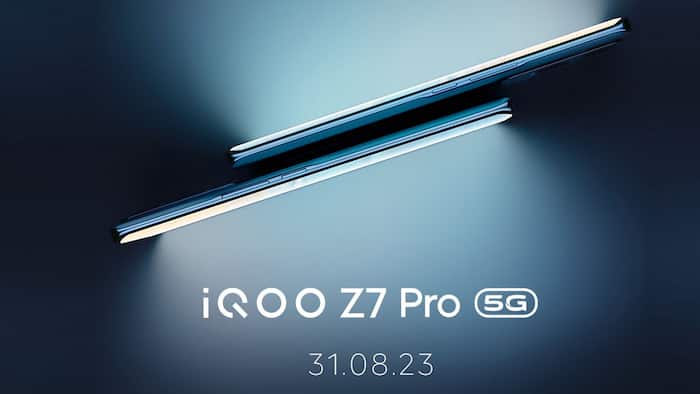iQOO Z7 Pro 5G is coming to India on August 31.
