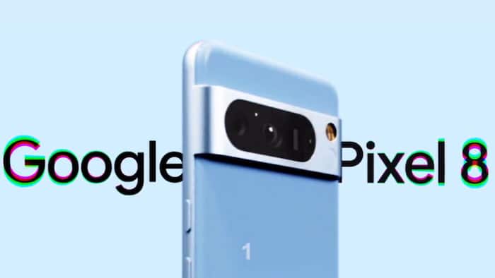 Google Pixel 8 as seen in the leaked footage (Image: X)