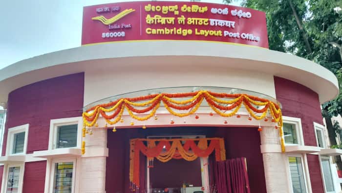 The 3D printed post office in Bengaluru's Cambridge Layout (Image: Prime Minister Narendra Modi/ X)