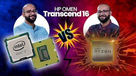 Intel vs AMD ft. HP OMEN Transcend 16: Is Team Red's a better machine?
