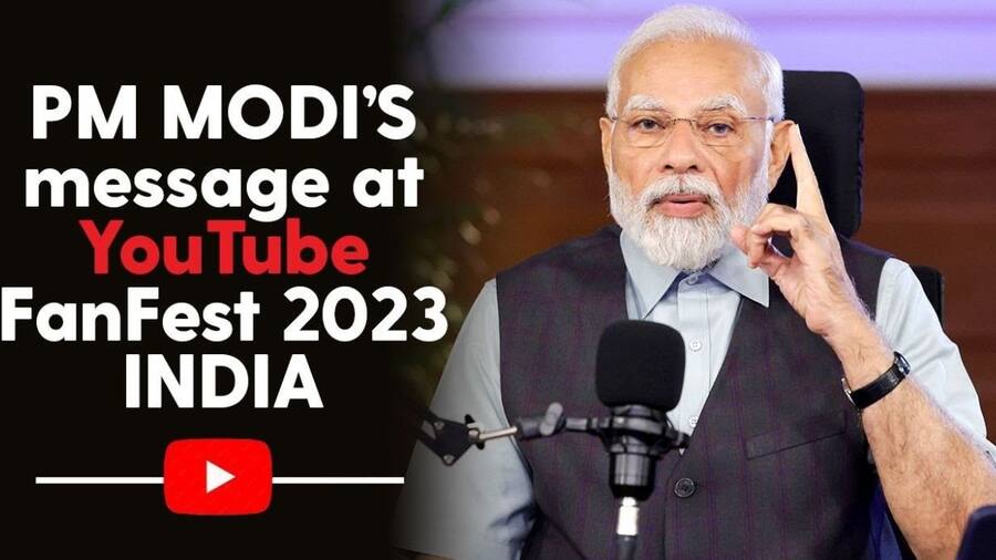 YouTube Fanfest India 2023 में बोले PM Modi, 'मैं भी एक यूट्यूबर हूं.. मेरा चैनल सब्सक्राइब करें' PM Modi