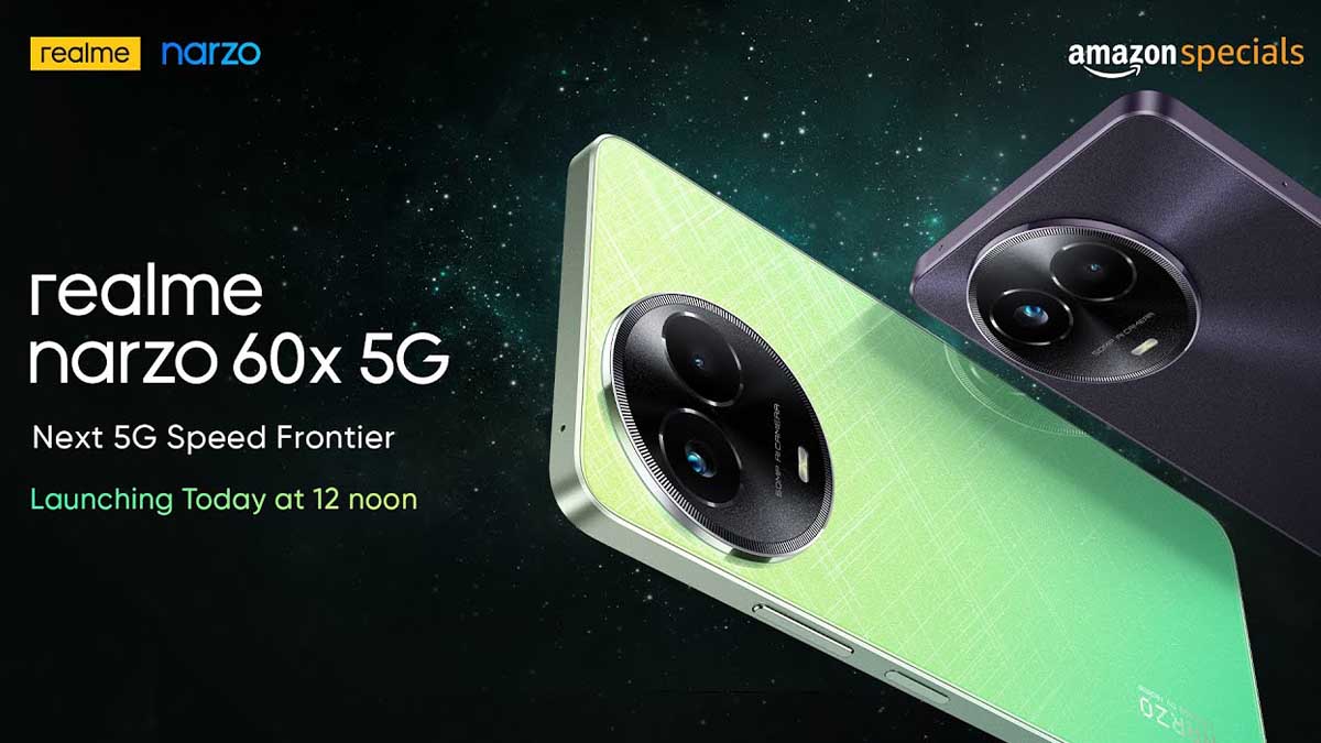 Realme Narzo 60x 5G, Buds T300 launch today: How to watch Livestream