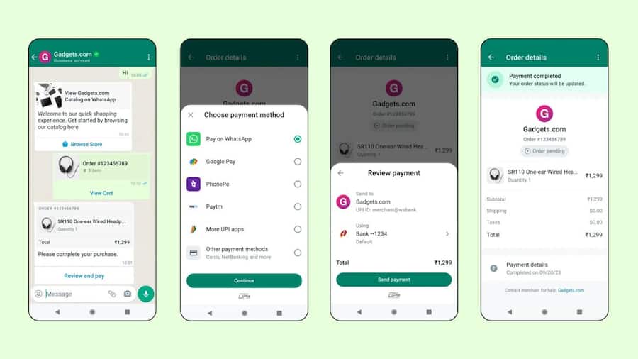 WhatsApp पर अब क्रेडिट कार्ड से कर सकेंगे पेमेंट, बिजनेस यूजर्स को मिले नए फीचर्स Whatsapp update