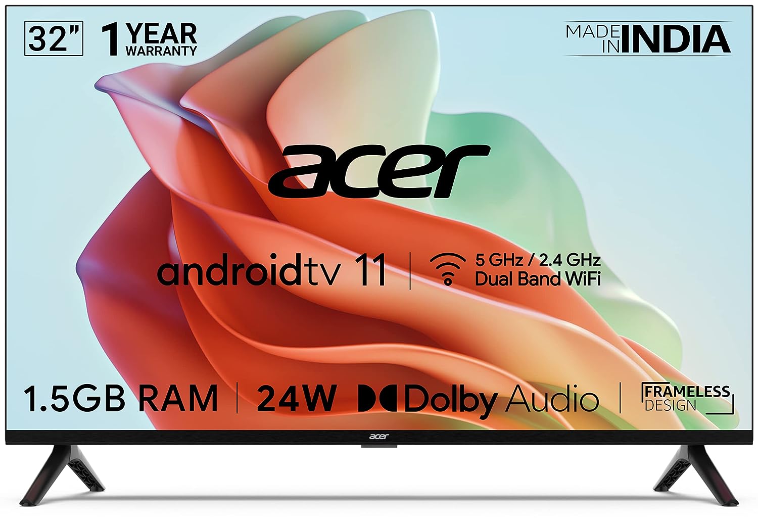 Acer (32 inches) I Series Android Smart TV