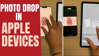 Apple Devices का Drop फीचर, देखें वीडियो