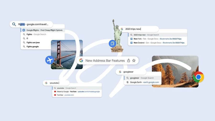 Google updates the Chrome address bar making it quick and smart Chrome updates