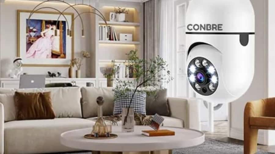 Amazon Sale में सस्ते मिल रहे शानदार CCTV कैमरा, आपके घर को रखेंगे सुरक्षित Conbre BULBCAM V380 Pro