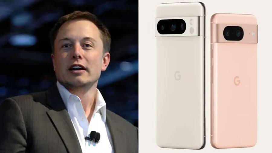 iPhone 15 Pro Max के बाद Google Pixel 8 पर आया Elon Musk का दिल, कहा... Elon-Musk-Google