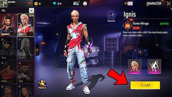 Free Fire MAX में आया नया कैरेक्टर Ignis, जानें कैसे करें क्लेम