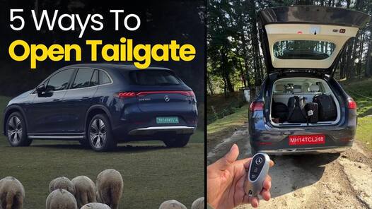 Mercedes-Benz EQE 500 4Matic: 5 Ways to Open Tailgate