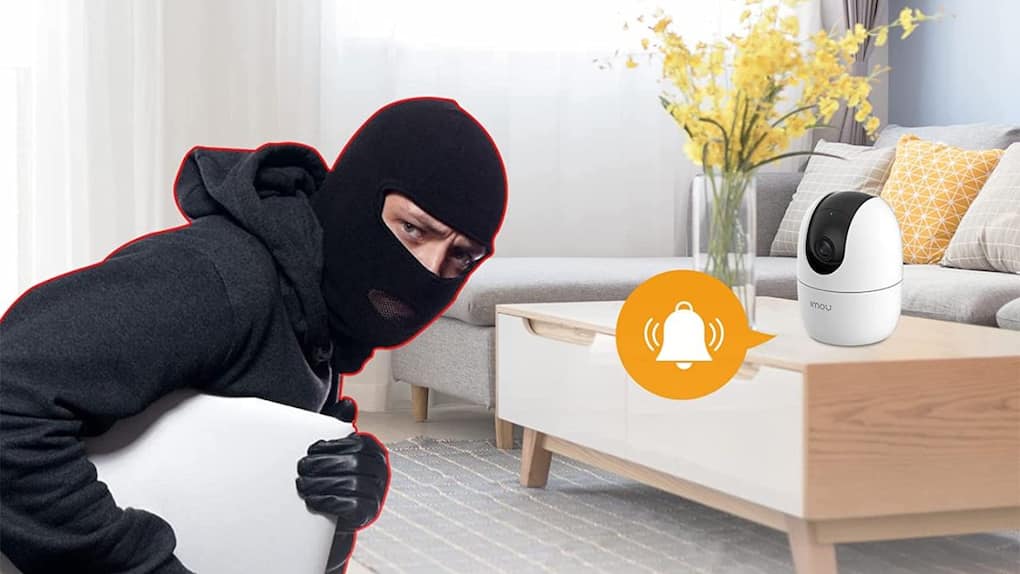 Security cameras help you monitor your home's safety.