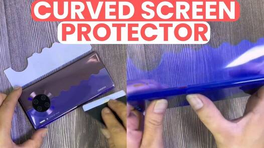 स्मार्टफोन की Curved screen पर भी आसानी से लगाए Screen Protector, देखें वीडियो