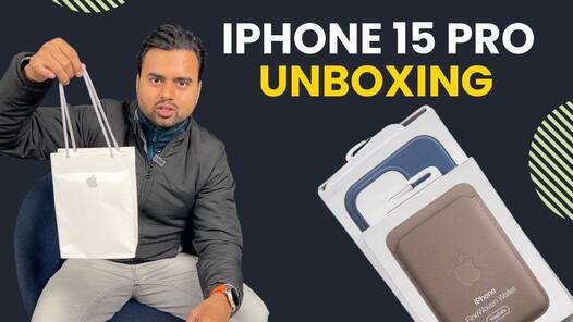 iPhone 15 Pro Unboxing With FineWoven Case & Wallet