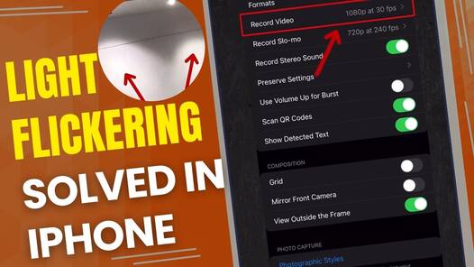 iPhone कैमरे की सेटिंग से दूर करें Light Flickering की समस्या, देखे वीडियो