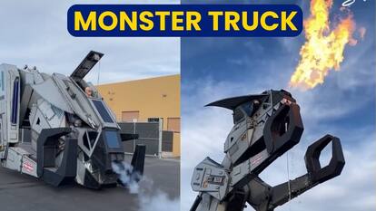 आग उगलने वाला Monster Truck, देखें वीडियो
