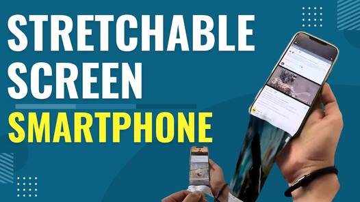 फ़ोन की स्क्रीन को खींचा इलास्टिक की तरह, देखें गज़ब वीडियो