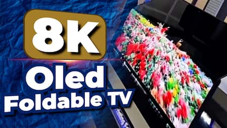 Watch Out For The 8K TV That Turns Into A Table!
