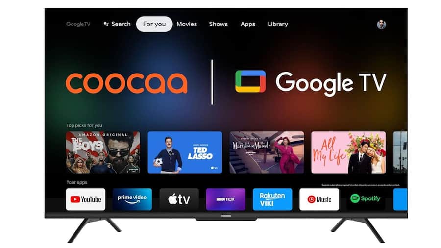 Coocaa Frameless 4K LED Smart Google TV Display