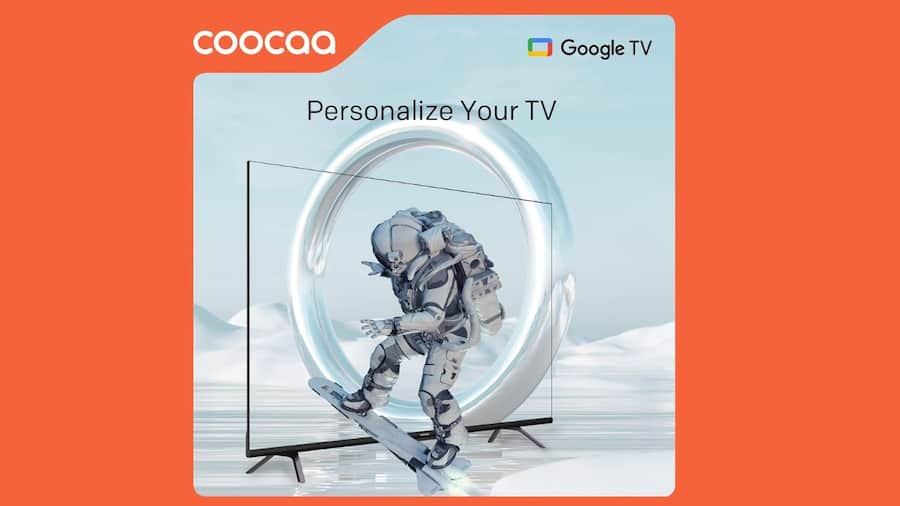 Coocaa Frameless 4K LED Smart Google TV OS