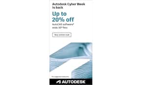 Autodesk Cyber Week Sale Ends Soon - Last Big Sale of 2023