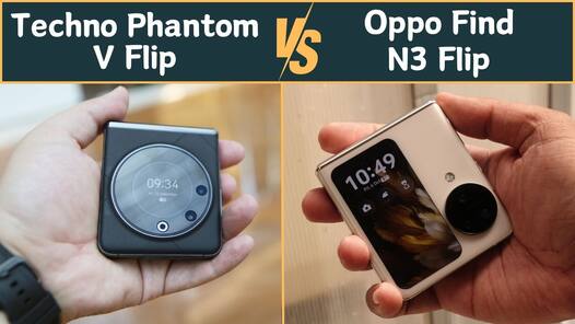 Techno Phantom V Flip vs Oppo Find N3 Flip, Who is more powerful?
