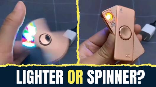 Spinner दिखने वाला यह गैजेट असल में है कमाल का Lighter