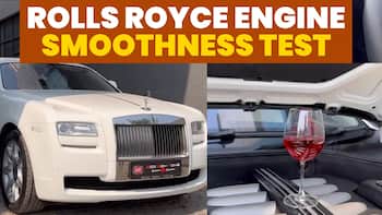 Rolls Royce का ऐसा Engine Smoothness Test नहीं देखा होगा आपने, देखें वीडियो