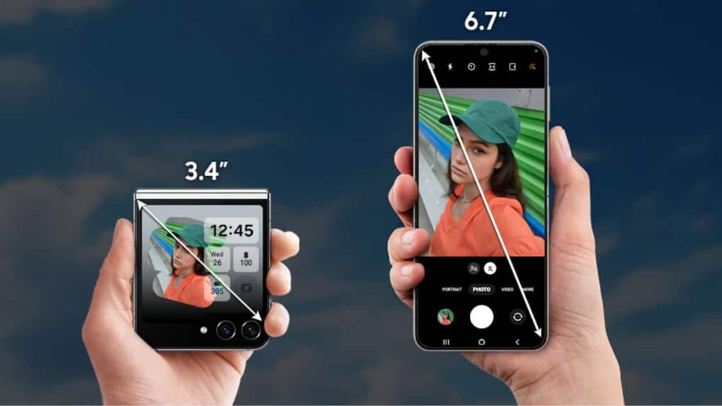 Samsung Galaxy Z Flip5 5G Display