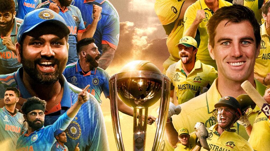 India is playing Australia in the World Cup final.