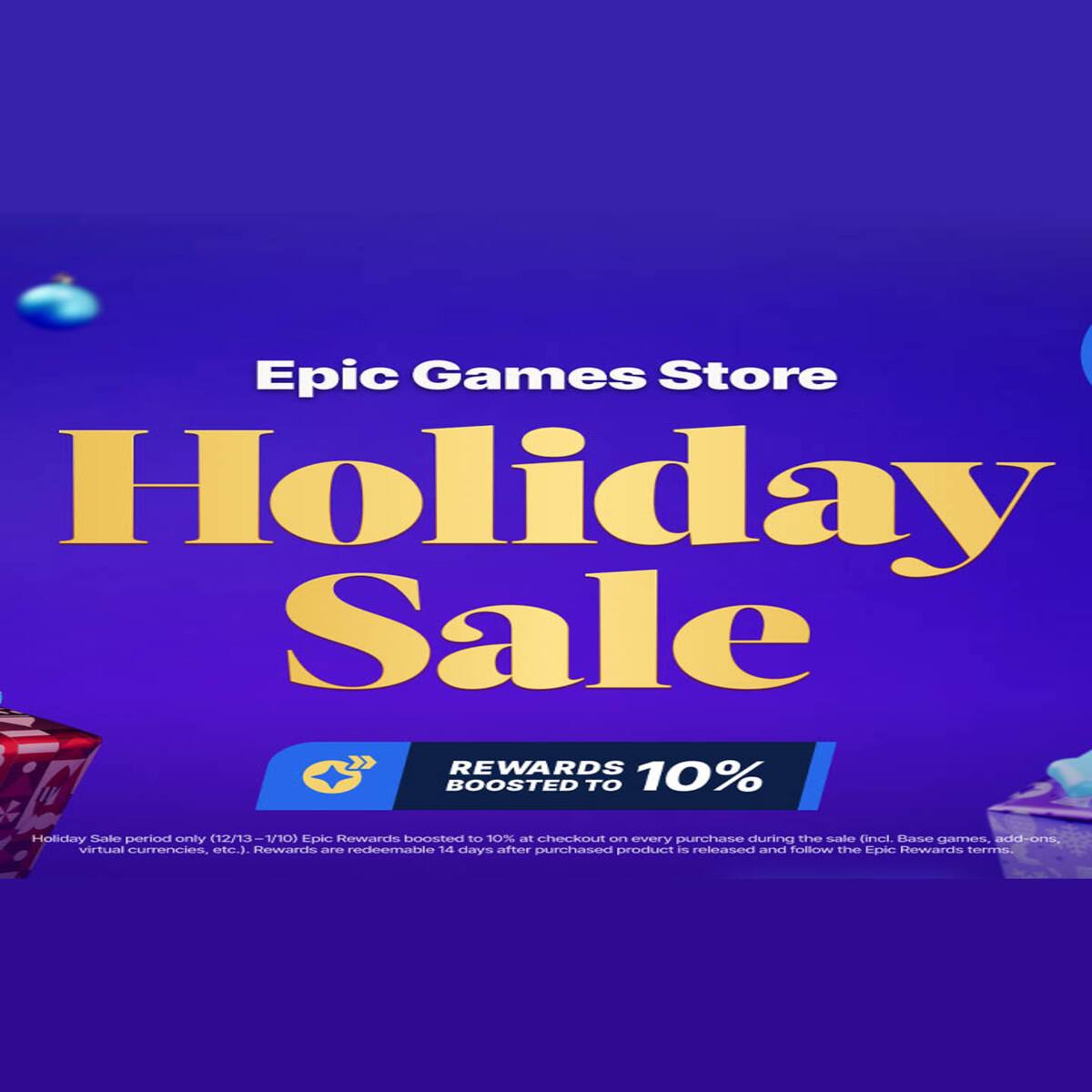 Epic Games Store Holiday Sale 2023 - Schedule of Sale