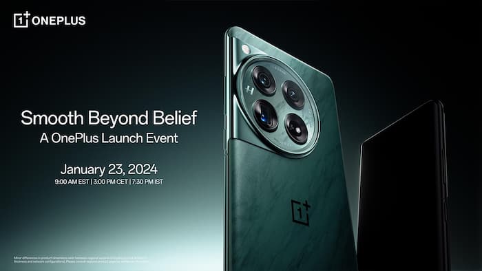 OnePlus 12 India launch