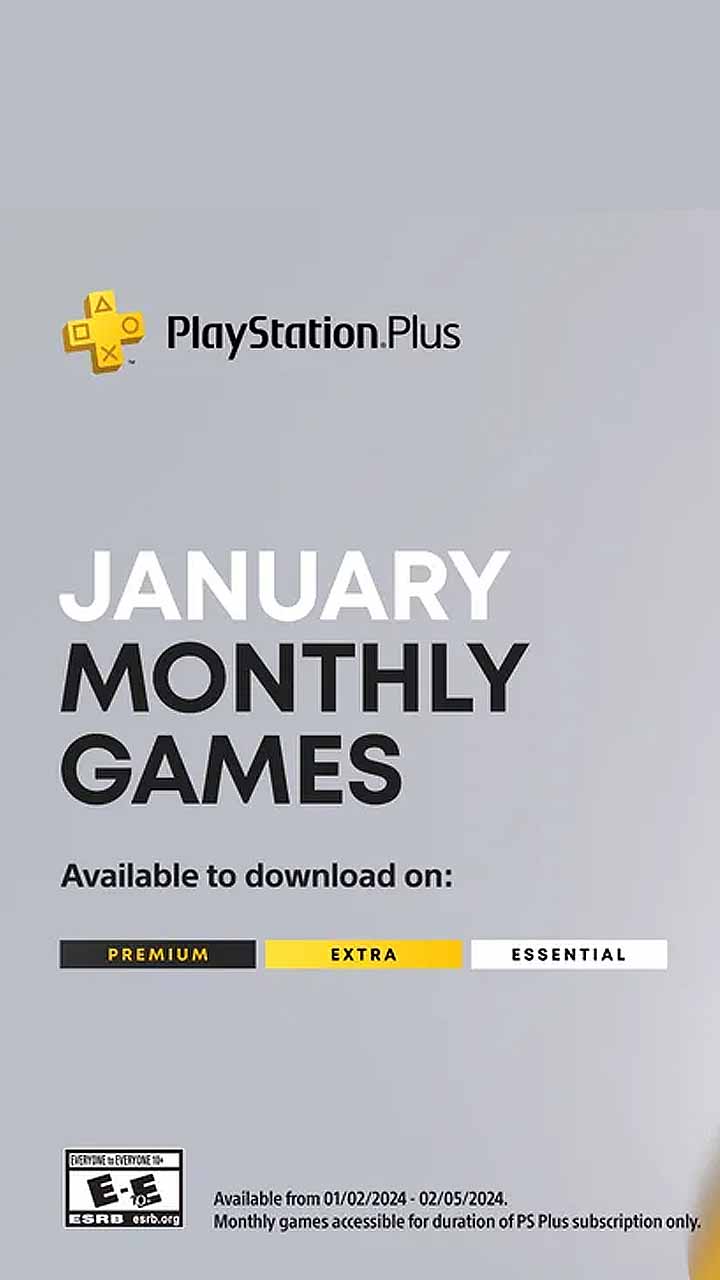 PS Plus January 2024 Essential Games