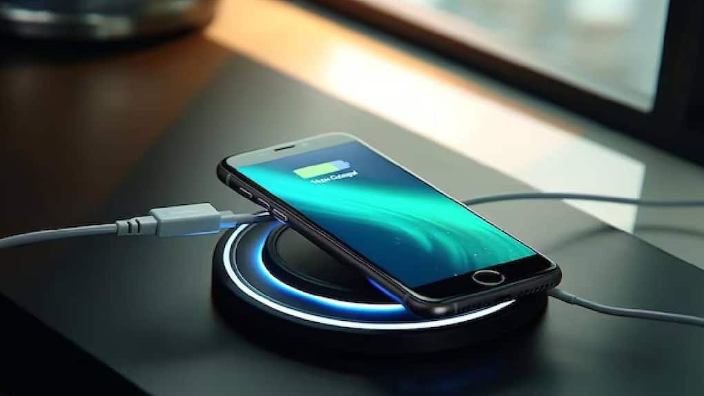 Wireless charging on iPhone