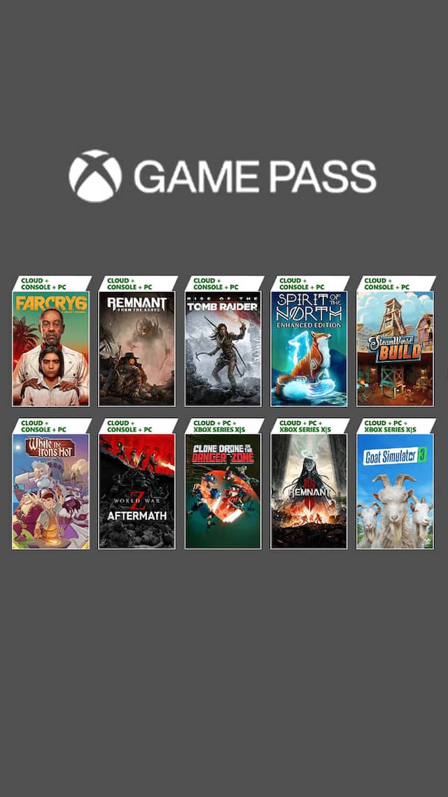 Xbox Game Pass December 2023 Update Lists Remnant II, Far Cry 6