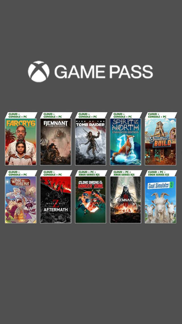 Xbox Game Pass December 2023: Far Cry 6, Remnant I and II, and