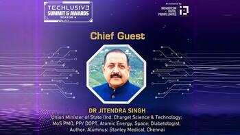 Techlusive Summit & Awards: मेगा इवेंट आज, केंद्रीय मंत्री डॉ. जितेंद्र सिंह होंगे चीफ गेस्ट