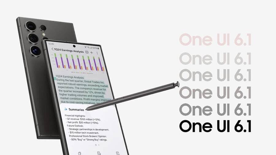 One UI 6.1 is pre-installed on Galaxy S24 Series 