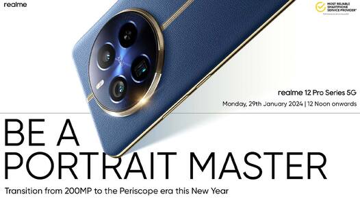 Realme 12 Pro Series 5G India launch scheduled for January 29
