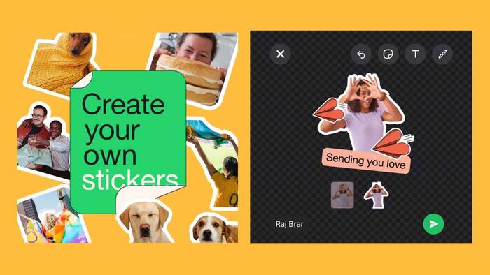 WhatsApp custom stickers