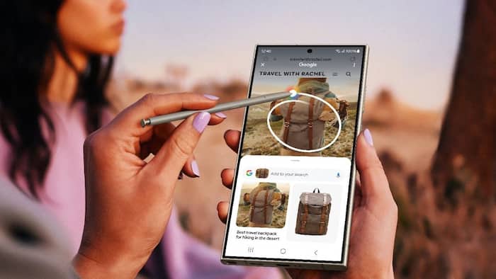 The new Samsung Galaxy S24 Ultra will let you search for a thing by just circling it.