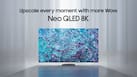 The flagship 2024 Neo QLED 8K TV incorporating the NQ8 AI Gen 3 AI processor.